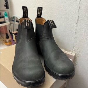 Blundstone Rustic Black Chelsea Boots